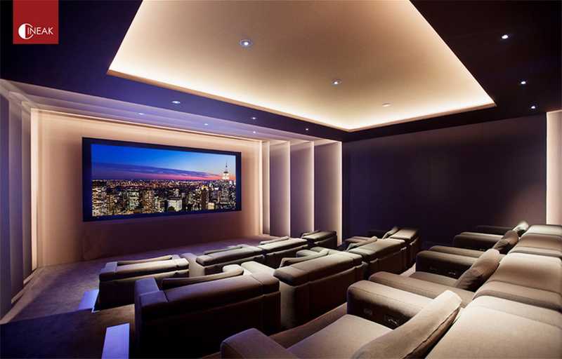 Интерьер и дизайн домашнего кинотеатра | 25 современных идей на фото