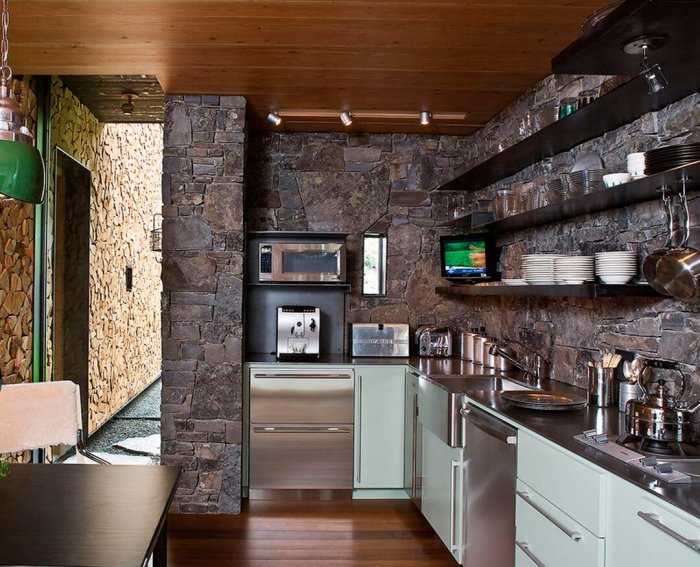 9 современных вариантов отделки стен на кухне