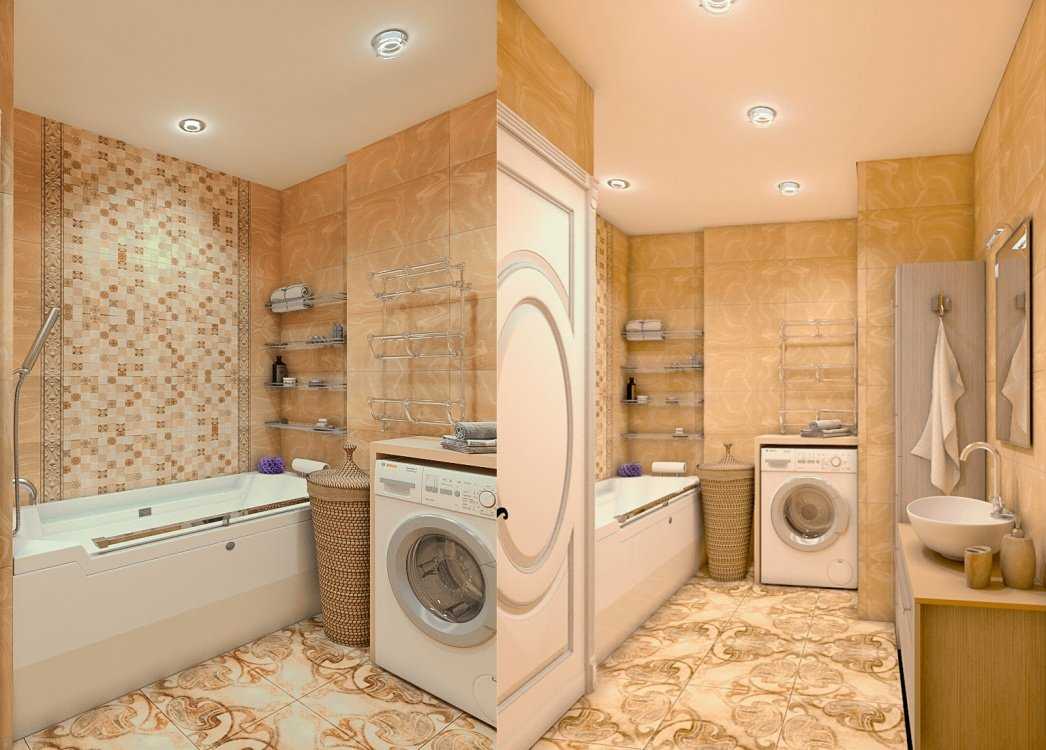 Дизайн ванной комнаты с туалетом и стиральной машиной и душевой кабиной в квартире фото дизайн