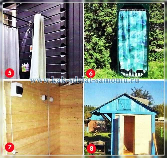 Как построить летний душ своими руками на даче из подручных материалов