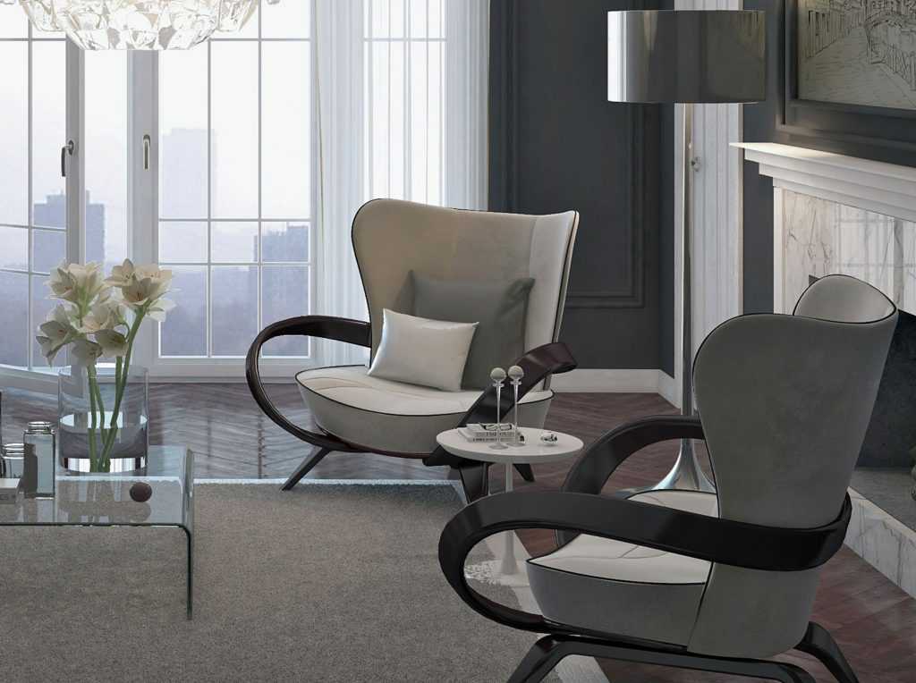 Современные кресла в интерьере гостиной, спальни и рабочего кабинета. Идеи, практичные советы и решения при обустройстве квартиры. Дизайнерские кресла на фото.