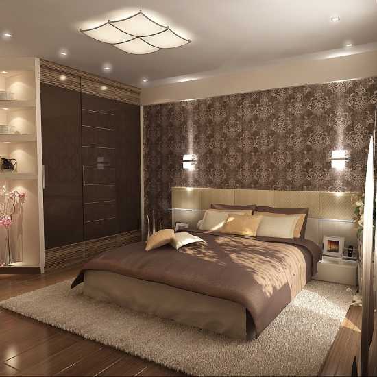 Интерьер маленькой спальни в современном стиле 12 кв. м. Дизайн проект комнаты 12 квадратных метров. Стильные идеи для ремонта спальной комнаты на фото.