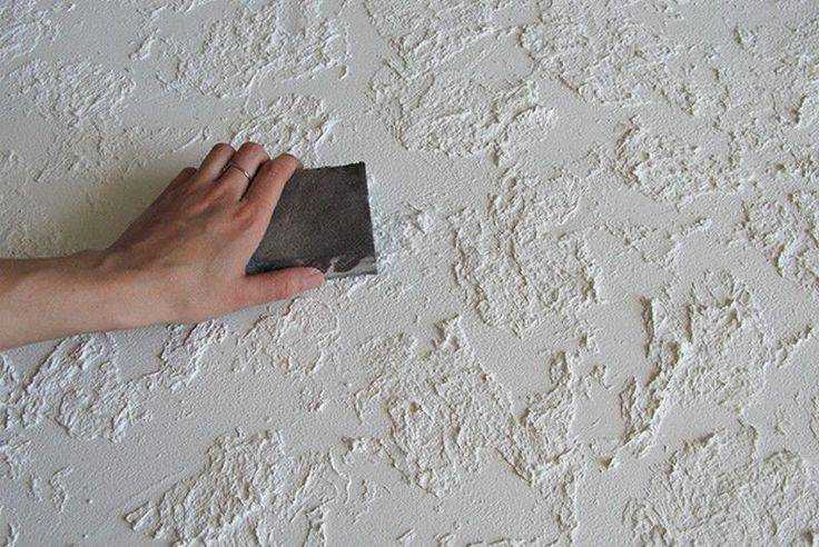 Фактурная краска для стен — идеальная замена обоям