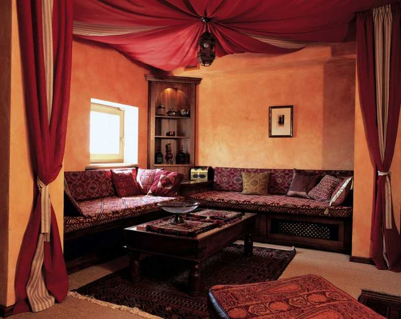 Арабский стиль в интерьере или как оформить комнату в восточных мотивах
