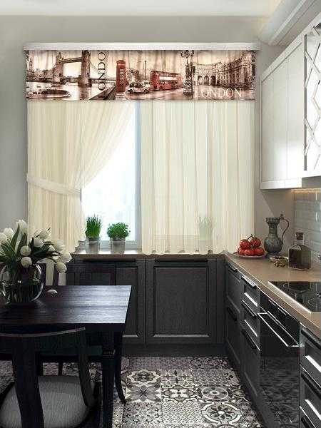 Короткие шторы для кухни: 80+ реальных фото интерьеров