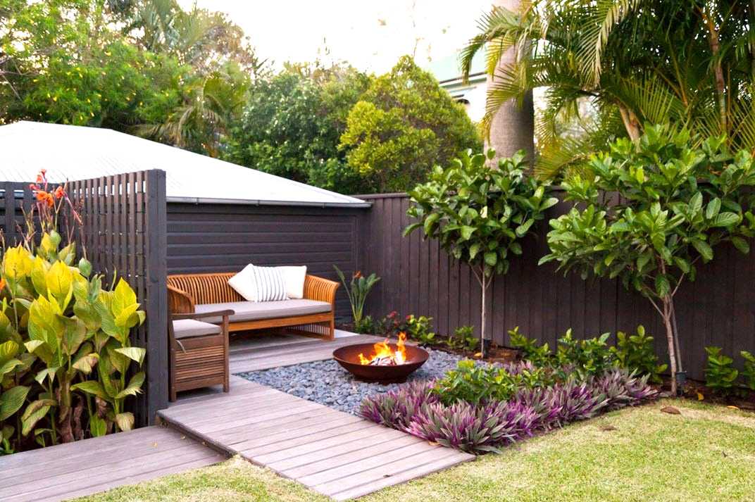 Современный ландшафтный дизайн двора частного дома (160+ фото). как красиво обустроить и украсить своими руками